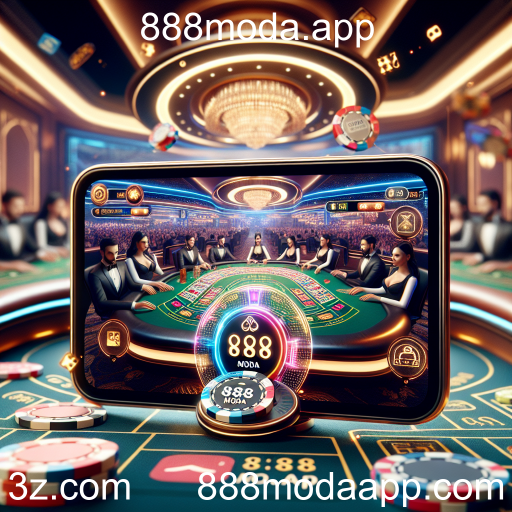 A Emoção do Cassino Ao Vivo no 888moda.app